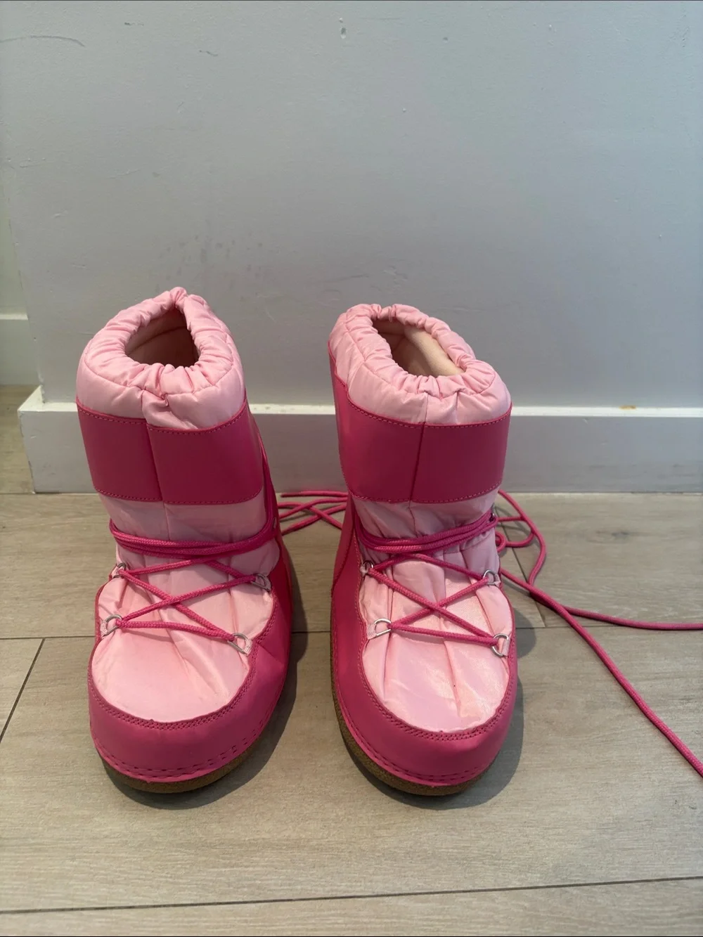 Pink Insulated Winter Boots